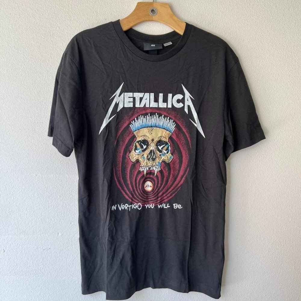Oversized Metallic Band Tee
